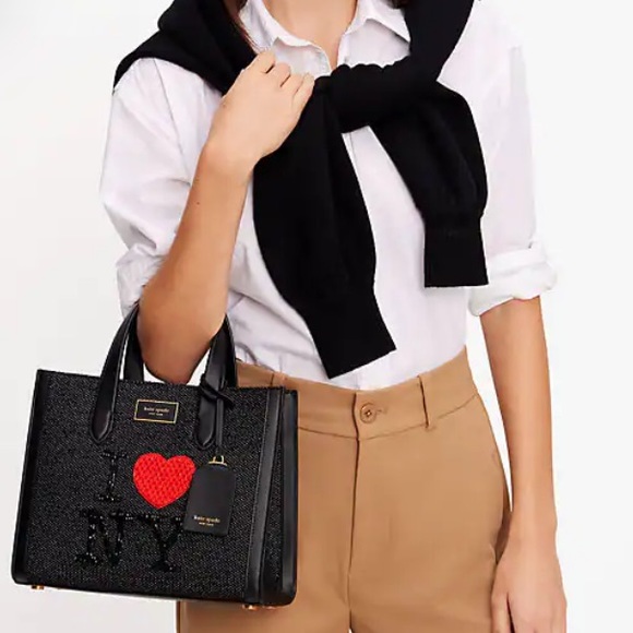 I Love NY X Kate Spade New York Embellished Manhattan Small Tote - Picture 9 of 9